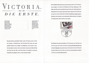 ФРГ, 1990, 150 лет почтовой марке, буклет